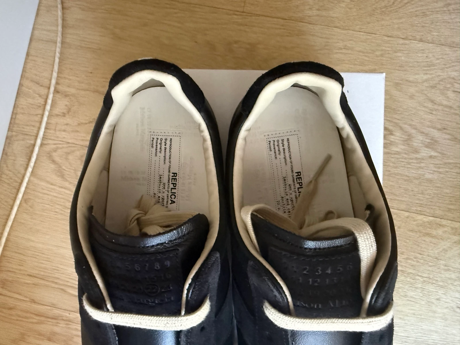 Réplica Maison Margiela GATs noir – photo 4